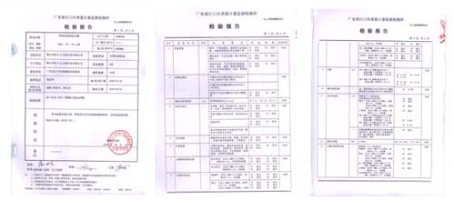 中国检验报告